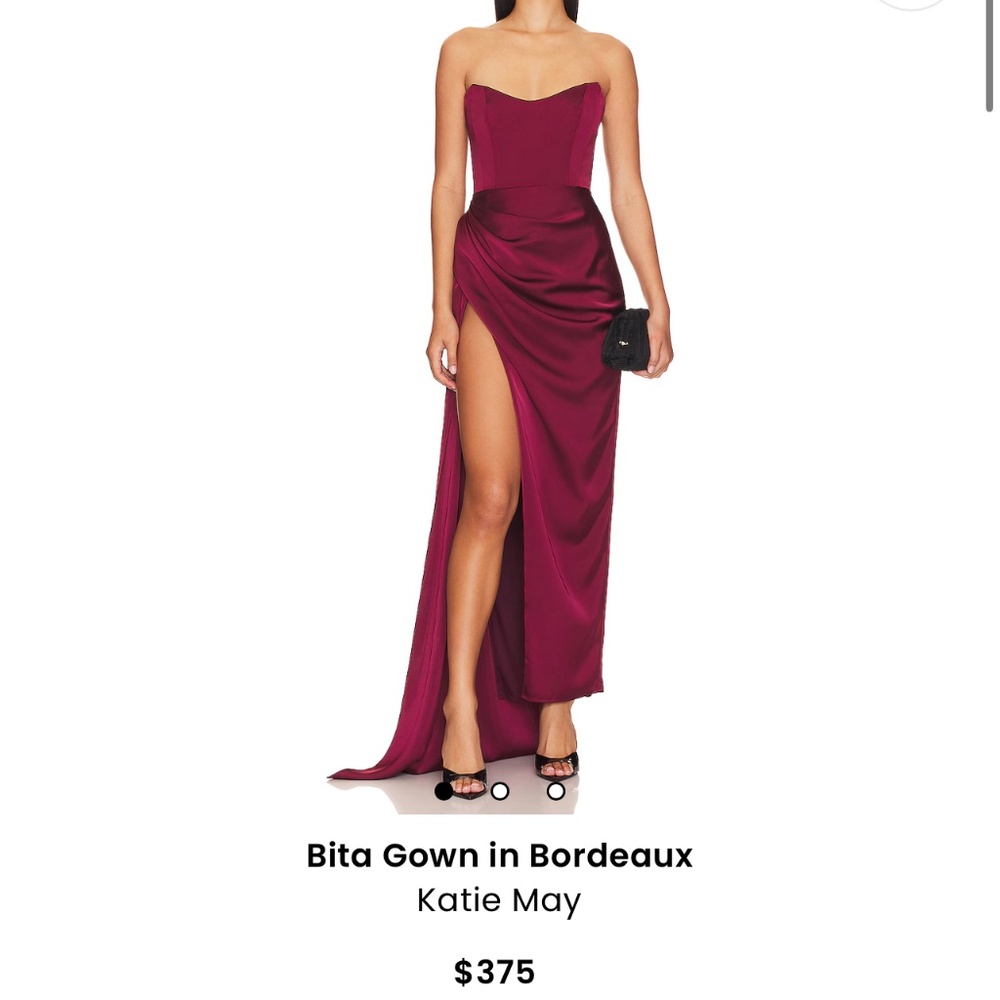 Katie May Bita Gown in Bordeaux